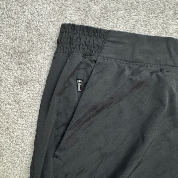 Athleta Brooklyn Jogger Pants Womens 12 Tall Black Zip Pockets Athletic 32x32 - Picture 15 of 16